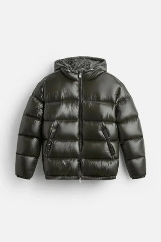 Herren Winter Daunenjacke | Mit Kapuze
