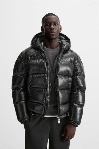 Herren Winter Daunenjacke | Mit Kapuze