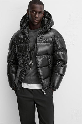 Herren Winter Daunenjacke | Mit Kapuze