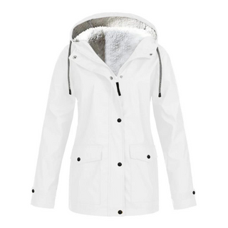 Damen-Regenjacke mit Kapuze | Lange Passform