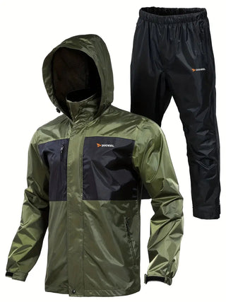 Men's raincoat with hood | Long