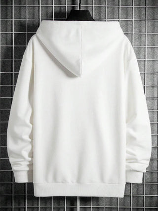 Herren Freizeit Kapuzenpullover | Grafikdruck