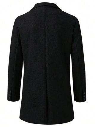 Herren Winter Trench coat | Klassischer Knopfverschluss