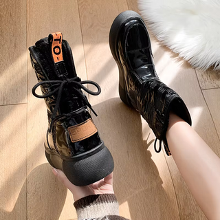 Damen Winter-Schnürstiefel | Knöchelhoch