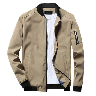 Men's bomber jacket | With zip pocket casual