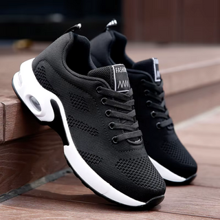 Leona | Damen Bequeme Sportschuhe | Orthopädisch & Stylisch Schwarz