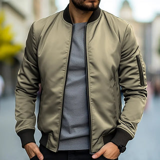 Men's bomber jacket | zippered pocket