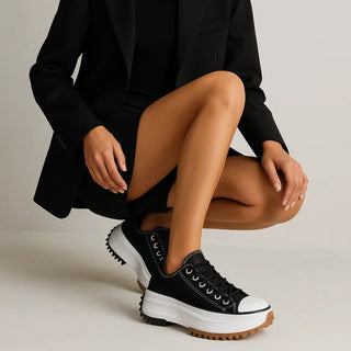 Damen orthopädische Sneakers auf Plateausohle | Chunky
