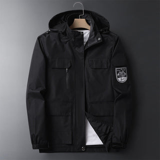 Herren Outdoor Regenjacke | Mit Kapuze