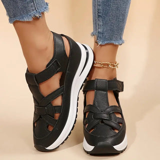 Damen orthopädische Sandalen zum Gehen | Kreuzriemen