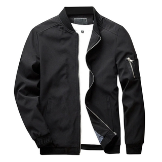 Men's bomber jacket | With zip pocket casual