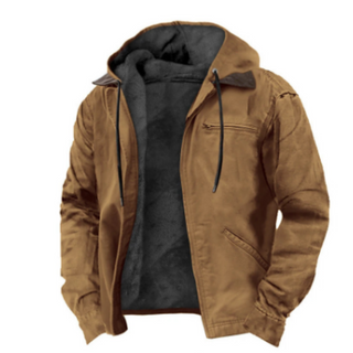 Herren Kapuzen Freizeitjacke | Mit Reißverschluss