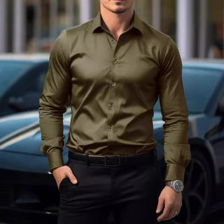 Herren Tailliertes Hemd | Langarm
