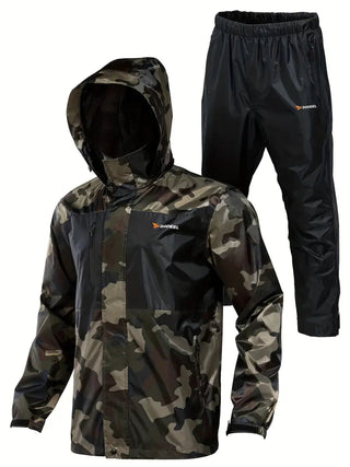 Men's raincoat with hood | Long
