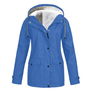 Damen-Regenjacke mit Kapuze | Lange Passform