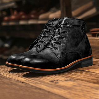 Herren Schnür-Stiefeletten | Niedriger Absatz