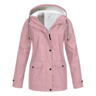 Damen-Regenjacke mit Kapuze | Lange Passform