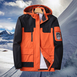 Herren Outdoor Regenjacke | Mit Kapuze