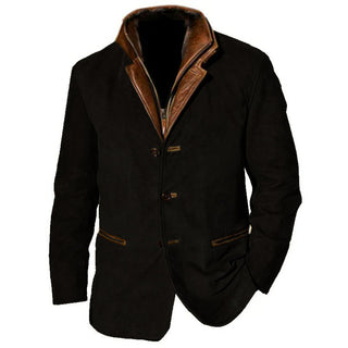 Herren Winterjacke | Mit Knopfverschluss