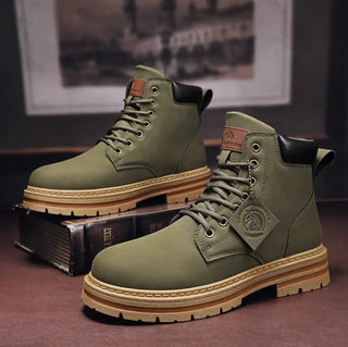 Herren Schnür-Ankle Boots | Chunky Sohle
