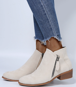 Damen Orthopädische Stiefeletten | Mit Seitlichem Reißverschluss