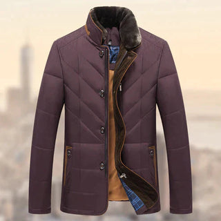 Men's Winter Puffer Jacket | With Hood Long Casual