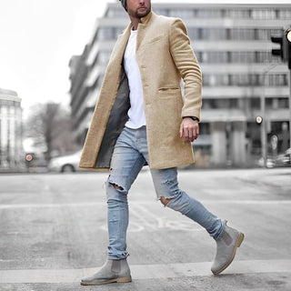 Herren Blazer mit Stehkragen | Übergangszeit & Winter