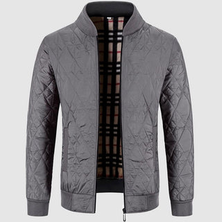 Men's Winter Bomber Jacket | Quilted With Zipper