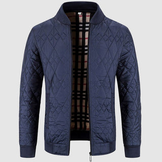 Men's Winter Bomber Jacket | Quilted With Zipper