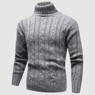 Herren Kabelstrick Pullover | Rollkragen