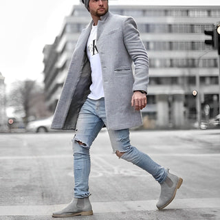 Herren Blazer mit Stehkragen | Übergangszeit & Winter