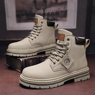 Herren Schnür-Ankle Boots | Chunky Sohle