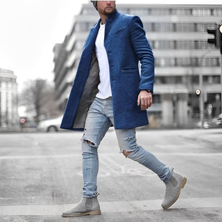 Herren Blazer mit Stehkragen | Übergangszeit & Winter