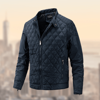 Herren Steppjacke mit Reißverschluss | Langarm