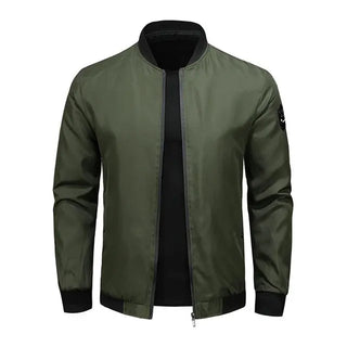 Men's Winter Bomber Jacket | Casual With Zipper
