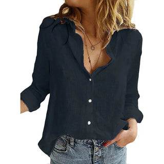 Women's shirt with pattern and buttons | Casual fit