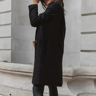 Damen Winter Trenchcoat | Einreihig & Tailliert