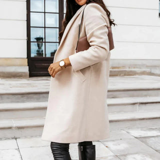 Damen Winter Trenchcoat | Einreihig & Tailliert