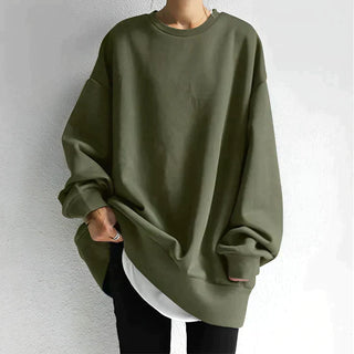 Damen Sweatshirt in lockerer Form | Langarm