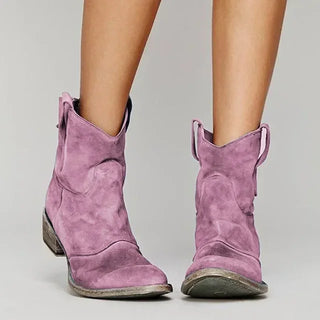 Damen Western Stiefeletten | Niedriger Absatz