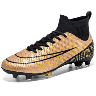 Hohe Fußballstiefel für Herren | Strukturierte Sohle