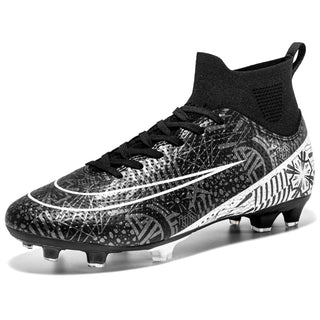 Hohe Fußballstiefel für Herren | Strukturierte Sohle