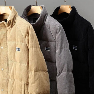 Men's Winter Puffer Jacket | Long Casual