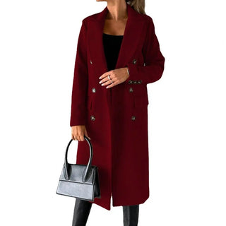 Damen Winter Trench coat | Zweireihig