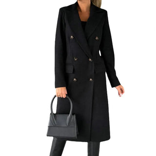 Damen Winter Trench coat | Zweireihig