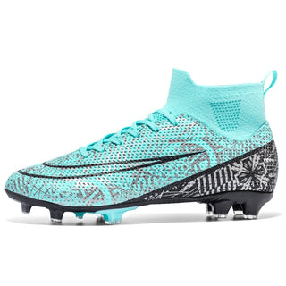 Hohe Fußballstiefel für Herren | Strukturierte Sohle