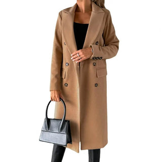 Damen Winter Trench coat | Zweireihig