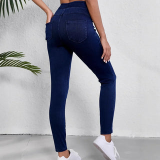 Damen High Waist Jeans | Enger Schnitt