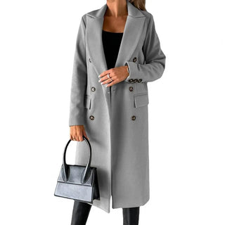 Damen Winter Trench coat | Zweireihig