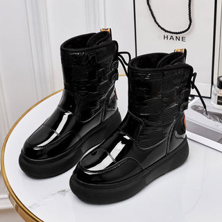 Damen Winter-Schnürstiefel | Knöchelhoch